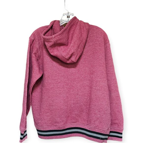 Boys Maroon Large Zoo‎ York Zip up Hoodie Shell 60% Cotton 40% Polyester - Picture 2 of 8